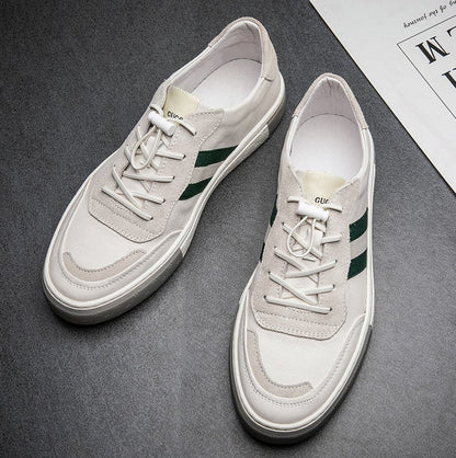 Men's Leather Casual Sneakers - Comfortable Everyday Trainers