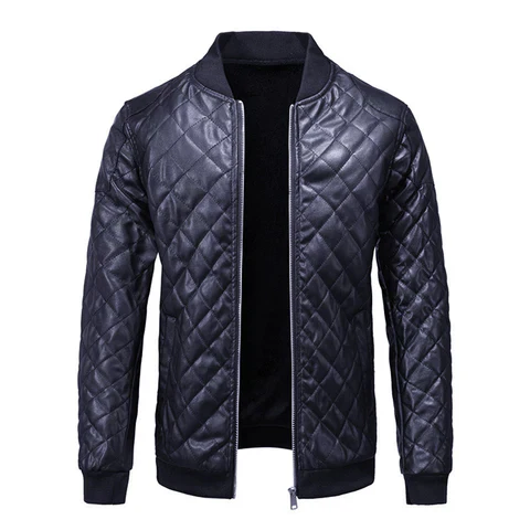 Men's Leather Jacket Classic Design