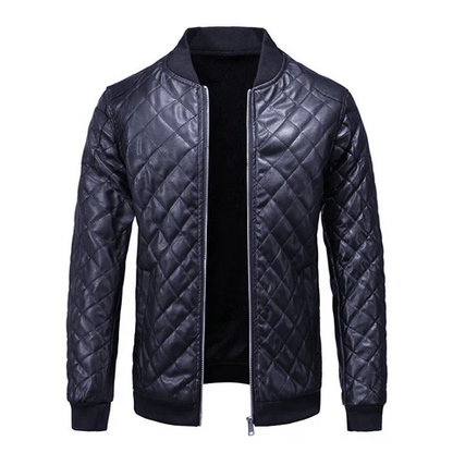 Men's Leather Jacket Classic Design