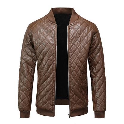Men's Leather Jacket Classic Design