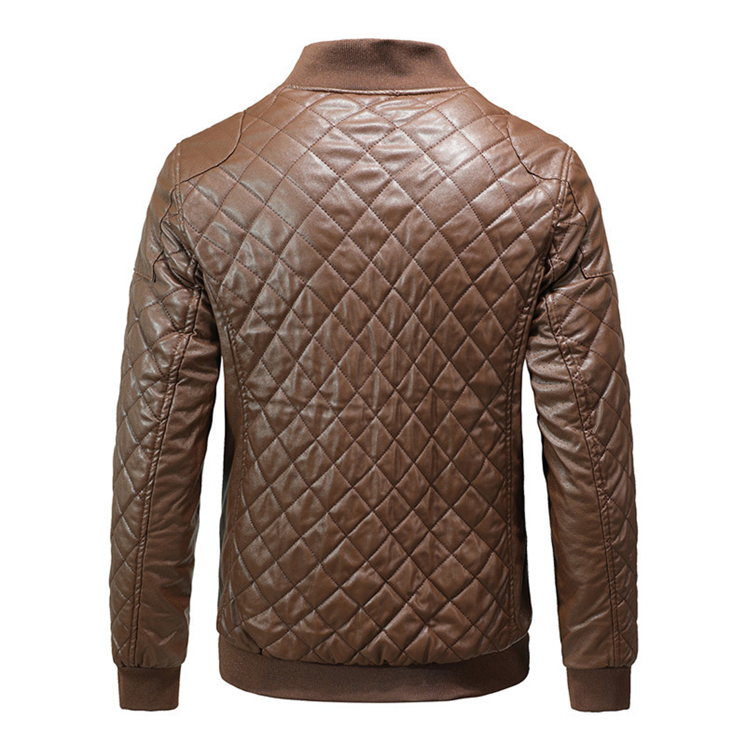 Men's Leather Jacket Classic Design