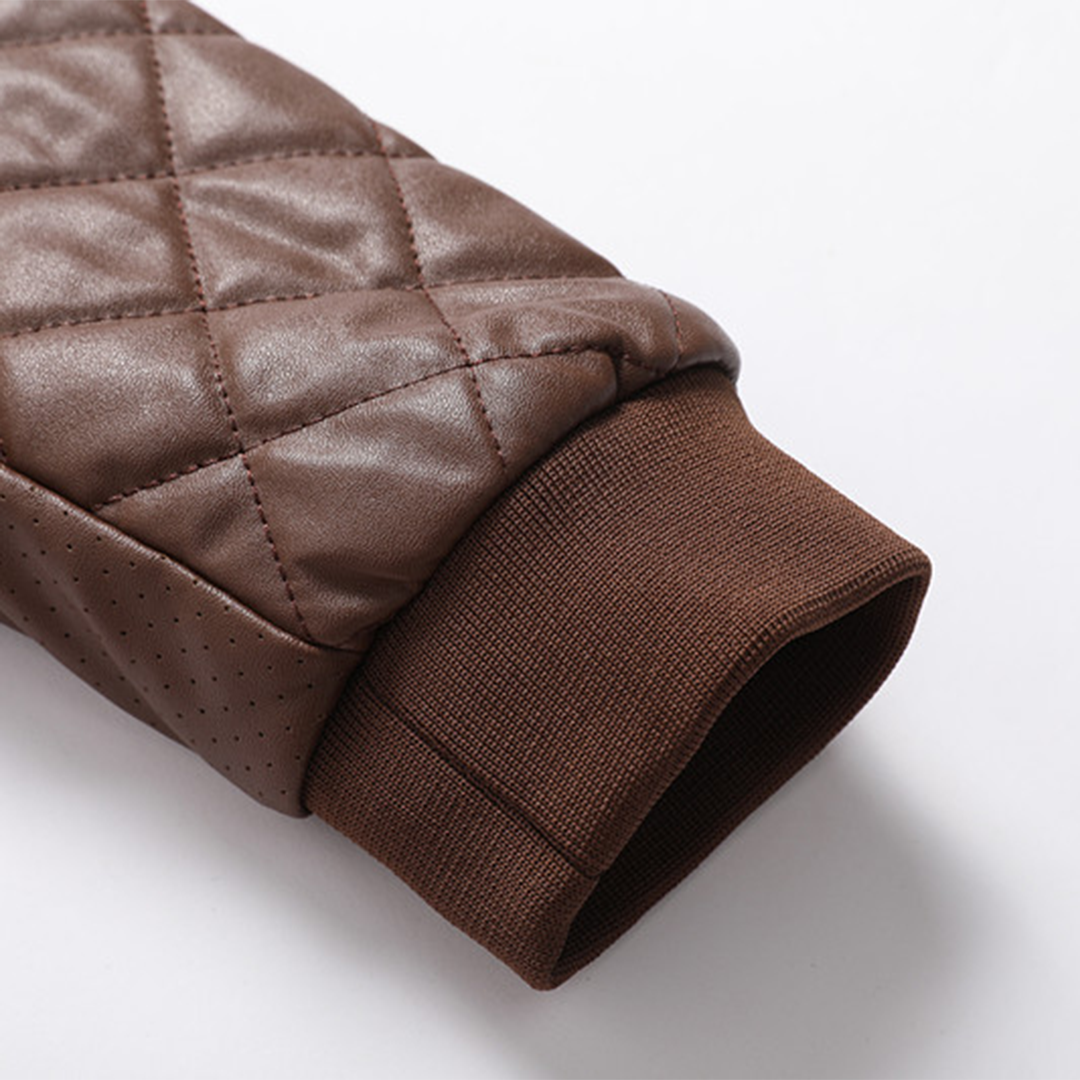 Men's Leather Jacket Classic Design