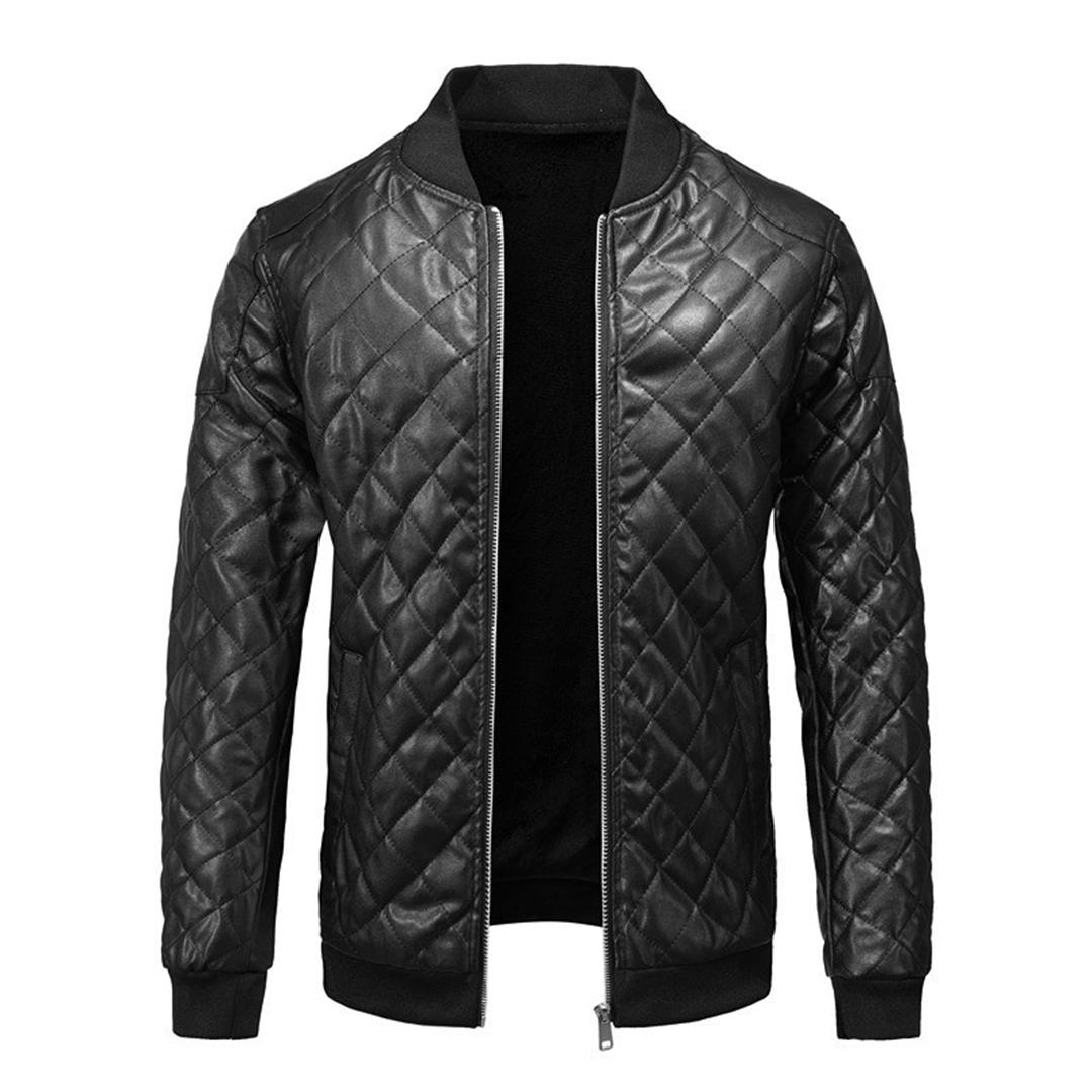 Men's Leather Jacket Classic Design