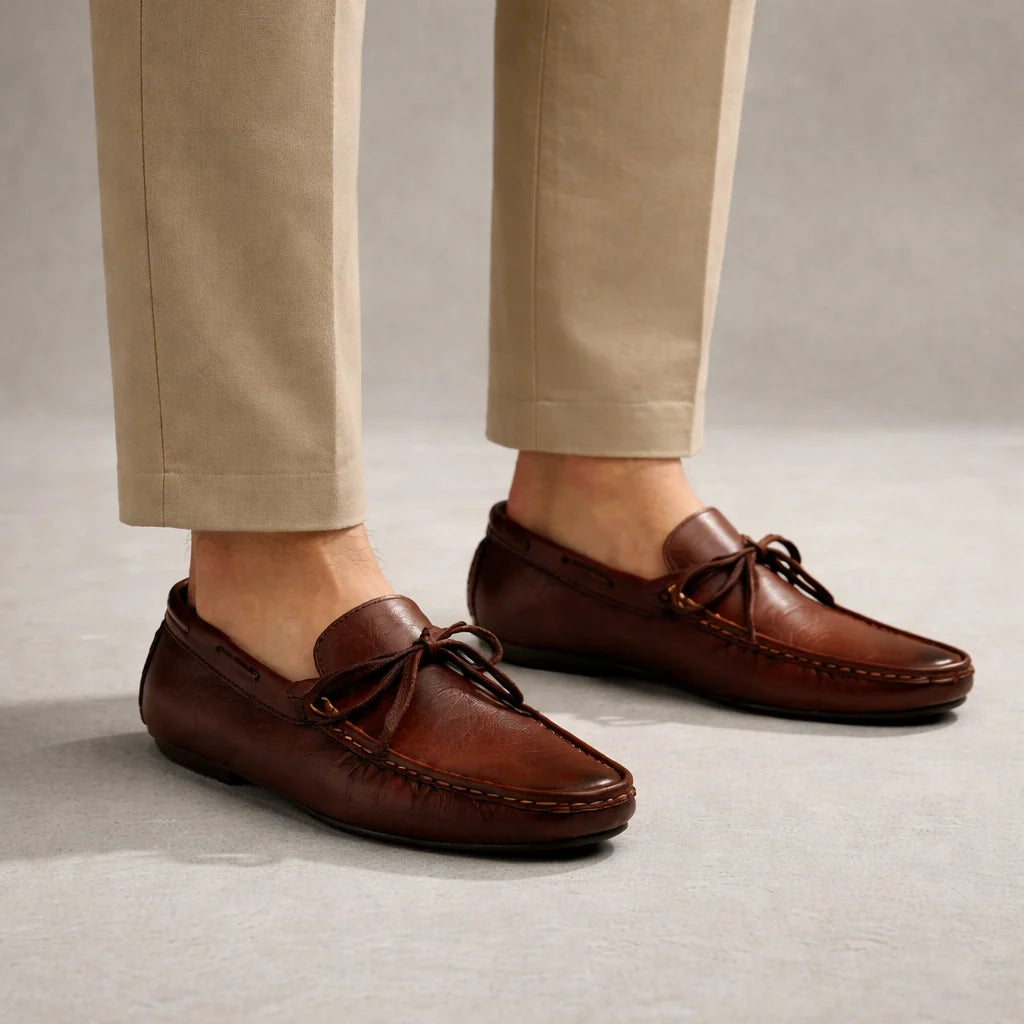 Men's Leather Loafers Classic Design