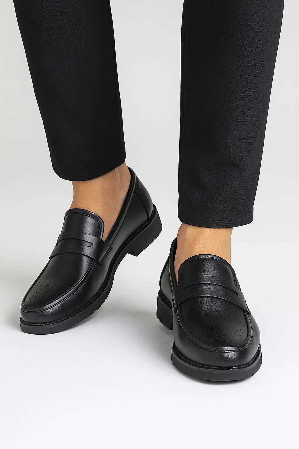 Men's Leather Penny Loafers