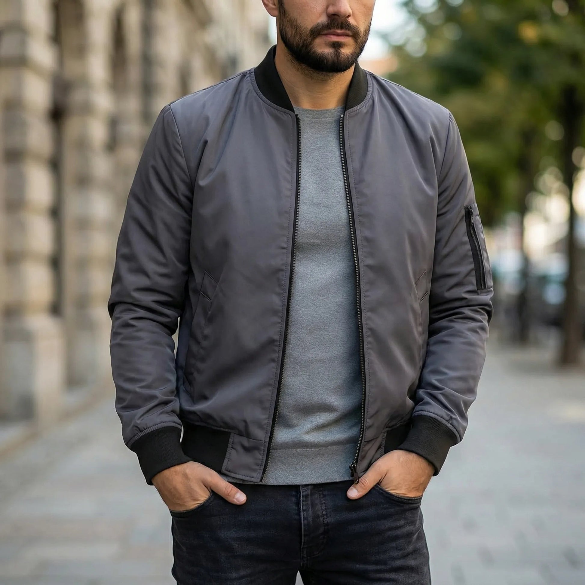 Men's Lightweight Bomber Jacket