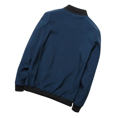 Men's Lightweight Bomber Jacket with Zipper