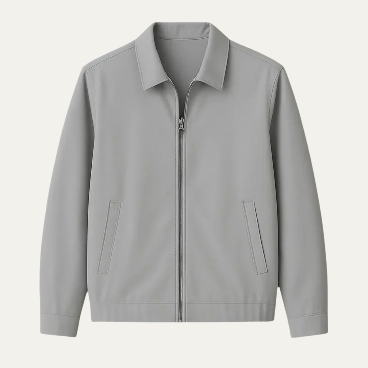Men's Lightweight Bomber Jacket with Zipper