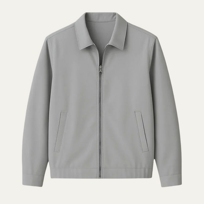 Men's Lightweight Bomber Jacket with Zipper