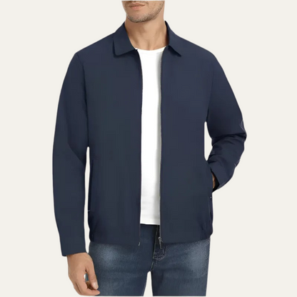 Men's Lightweight Bomber Jacket with Zipper
