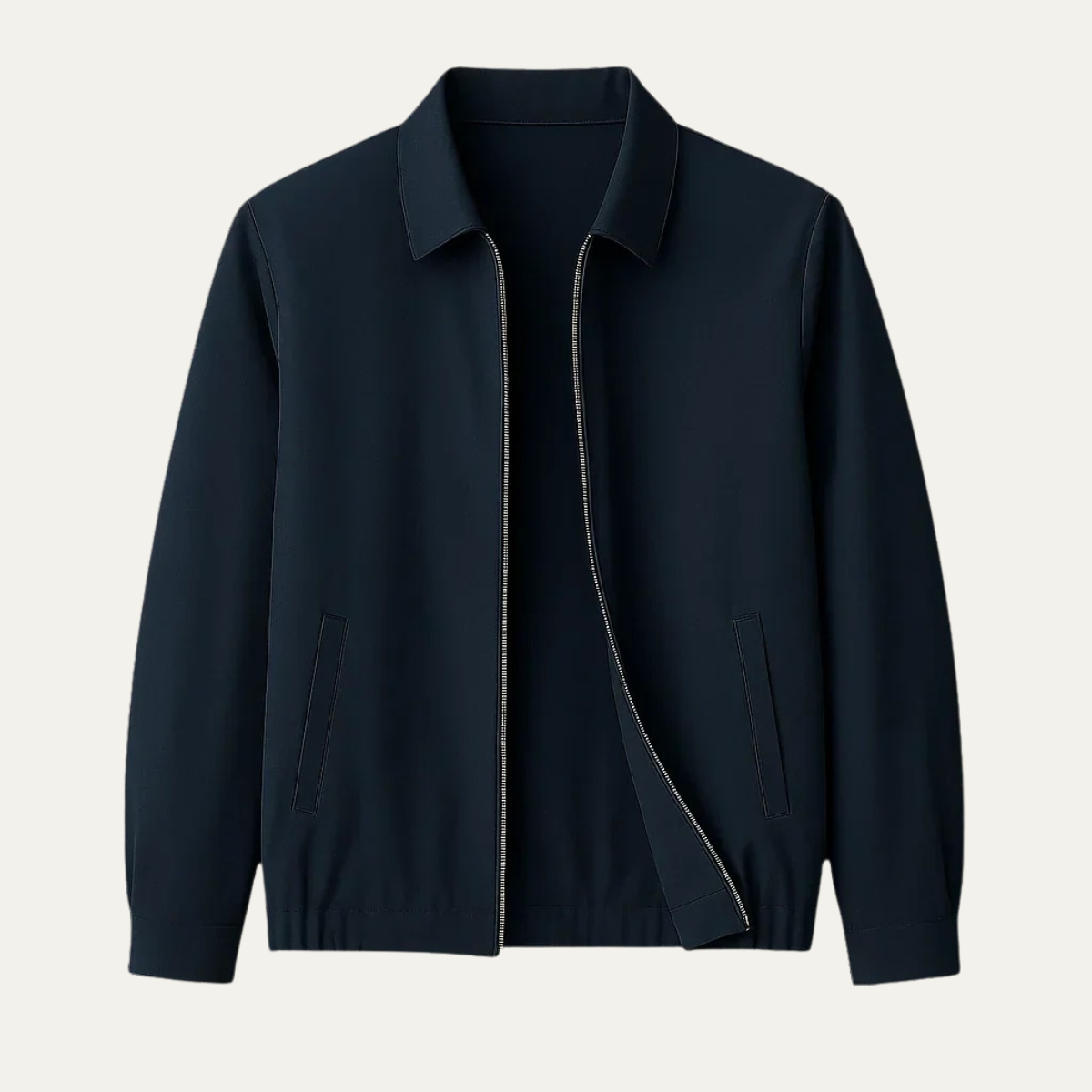 Men's Lightweight Bomber Jacket with Zipper