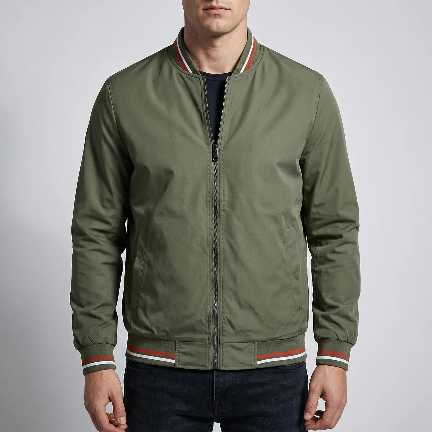 Men's Lightweight Breathable Bomber Jacket