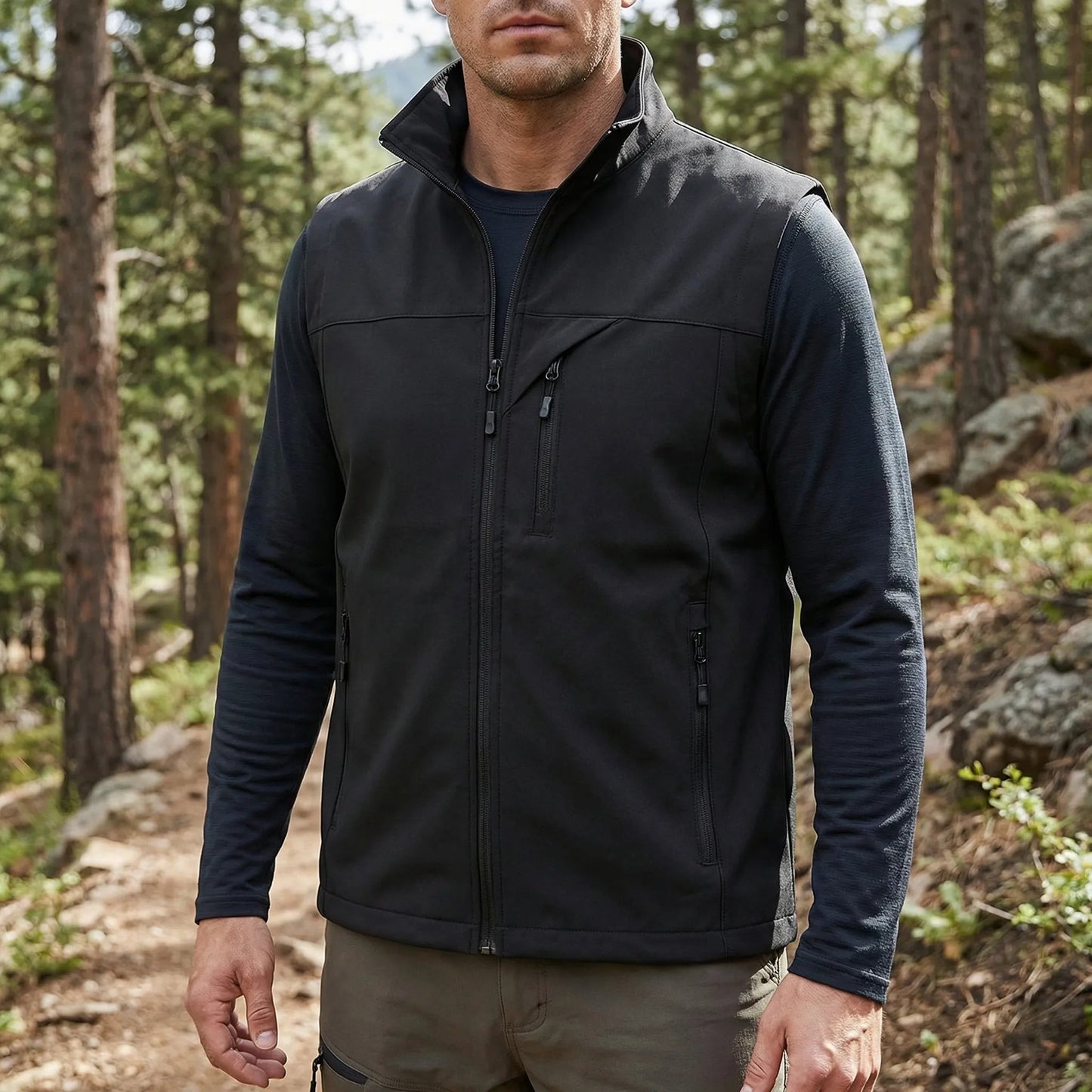Men's Lightweight Breathable Outdoor Vest