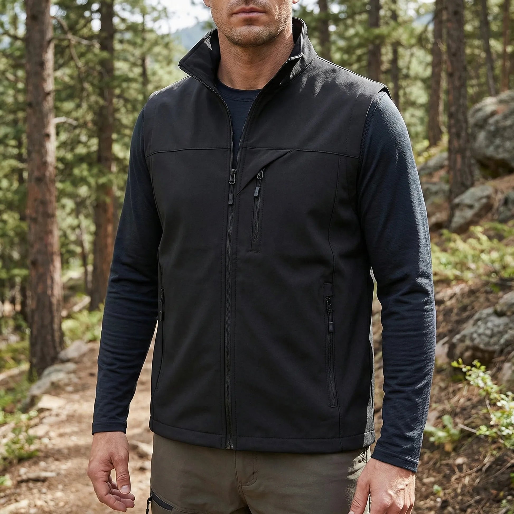 Men's Lightweight Breathable Outdoor Vest