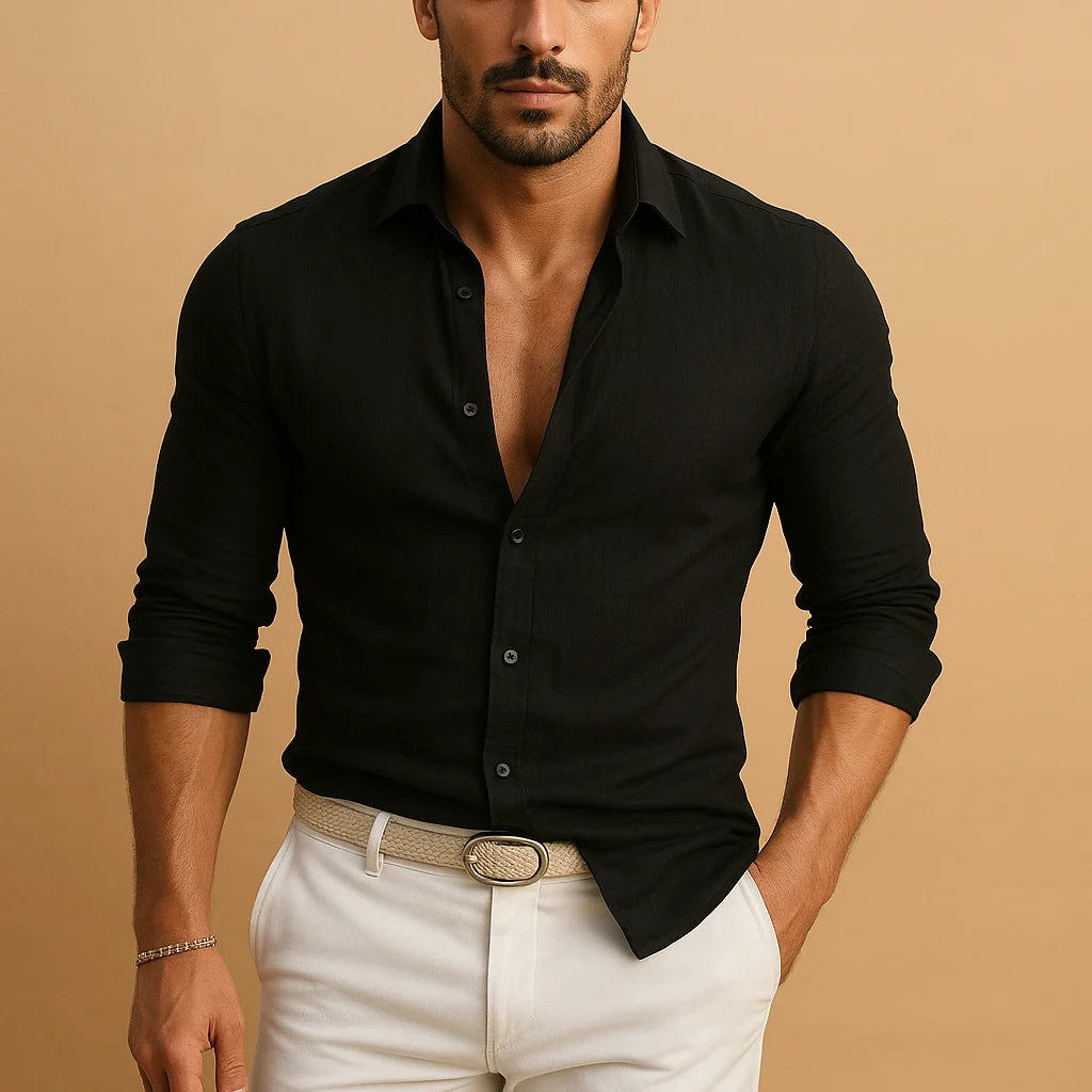 Men's Lightweight Button-Down Collar Shirt