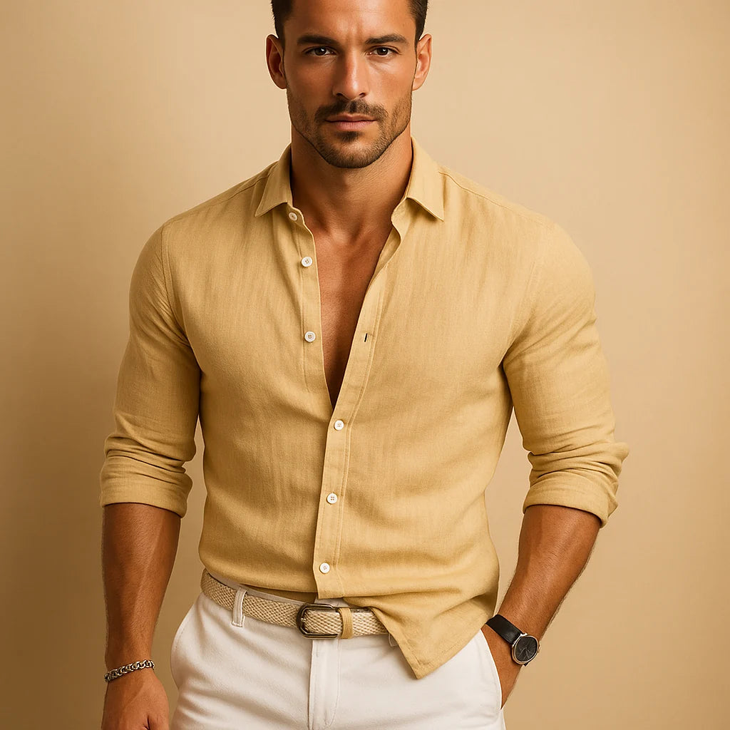 Men's Lightweight Button-Down Collar Shirt