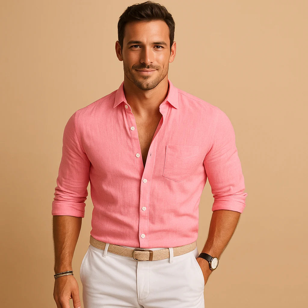 Men's Lightweight Button-Down Collar Shirt