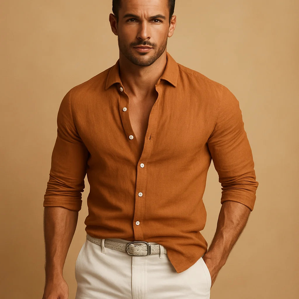 Men's Lightweight Button-Down Collar Shirt