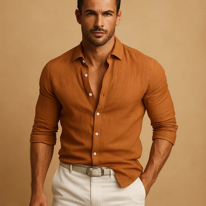 Men's Lightweight Button-Down Collar Shirt