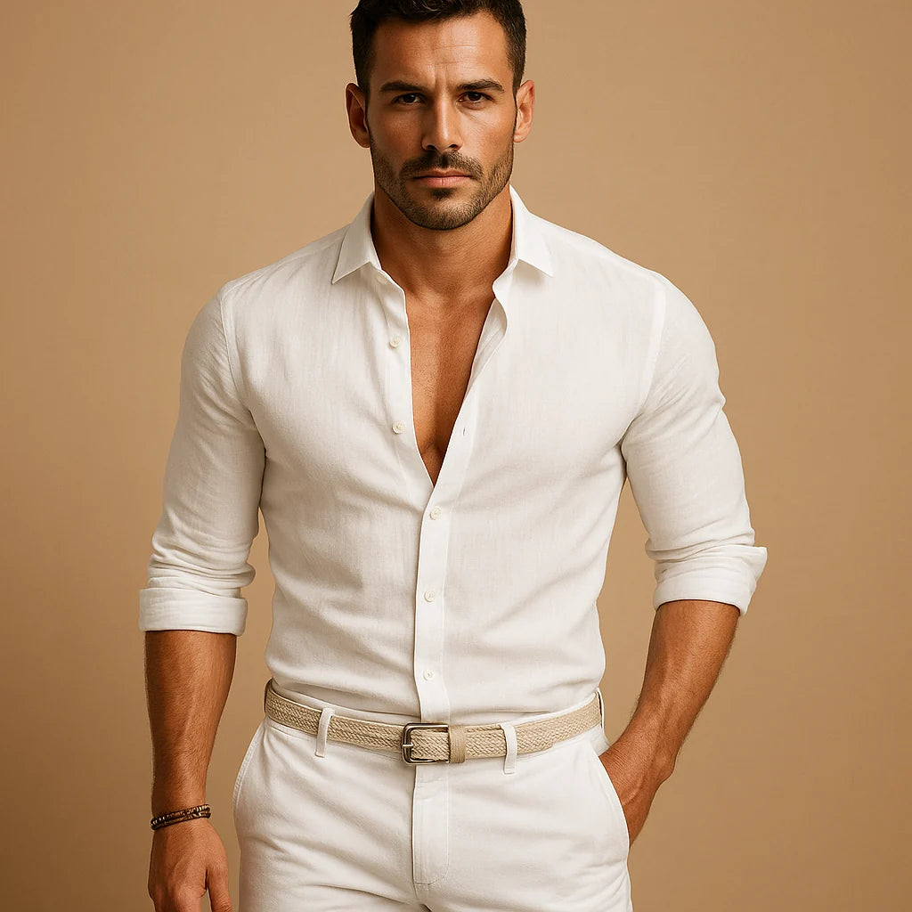 Men's Lightweight Button-Down Collar Shirt