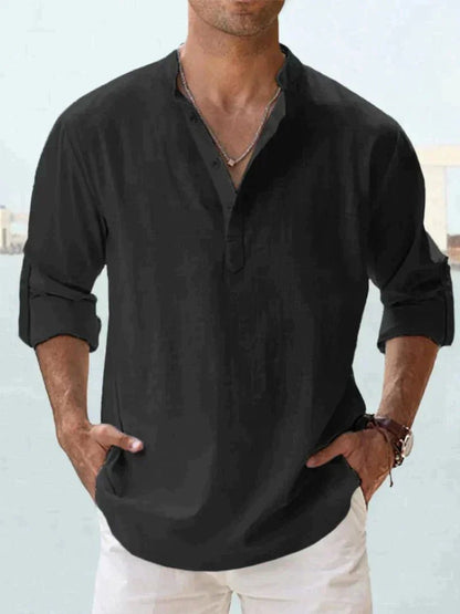 Men's Lightweight Button-Up Shirt