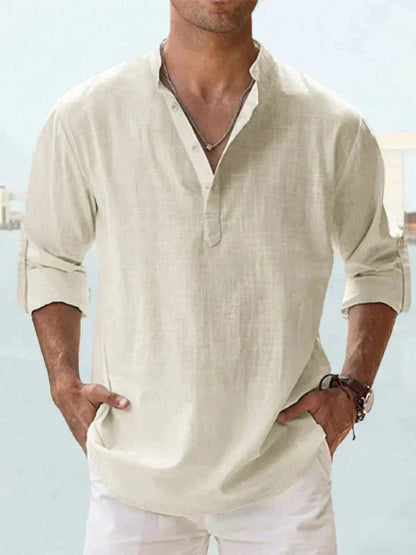 Men's Lightweight Button-Up Shirt