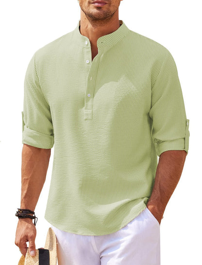 Men's Lightweight Casual Shirt with Sleeves