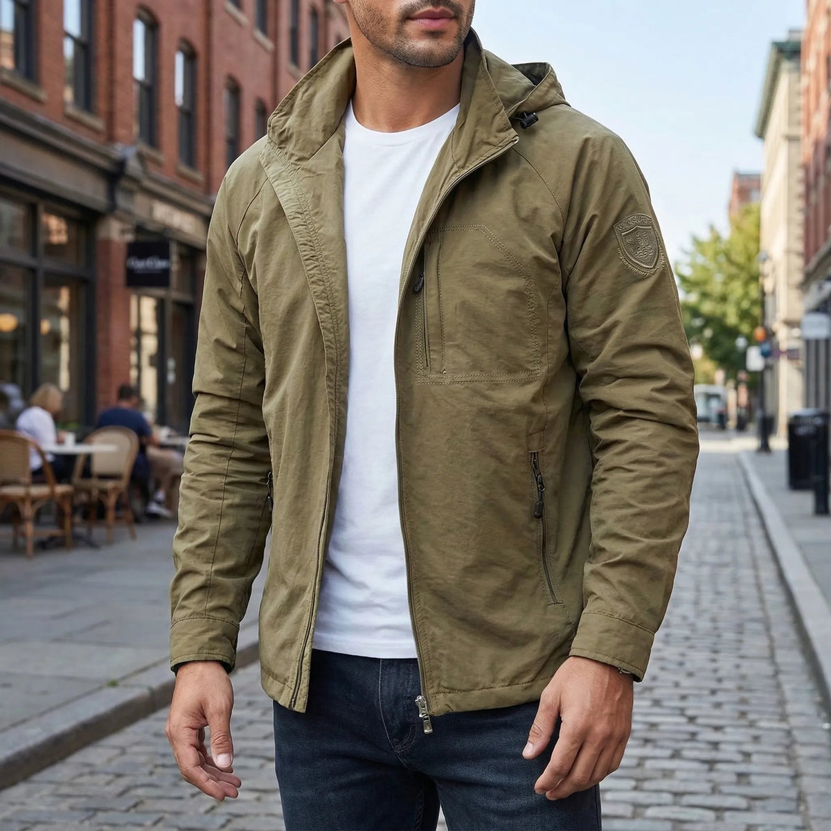 Men's Lightweight Hooded Summer Jacket