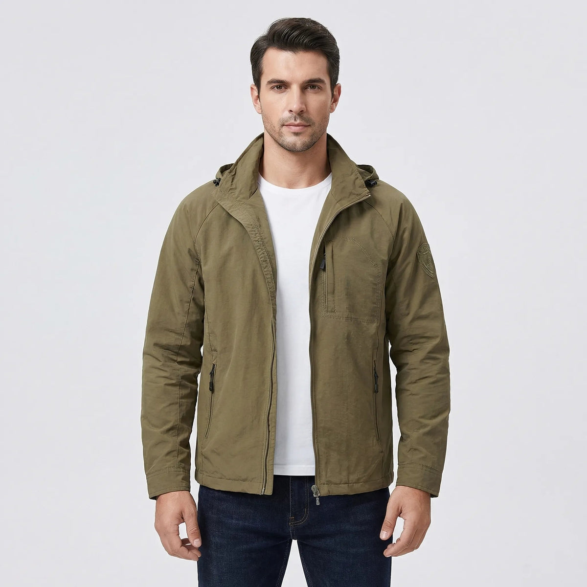 Men's Lightweight Hooded Summer Jacket