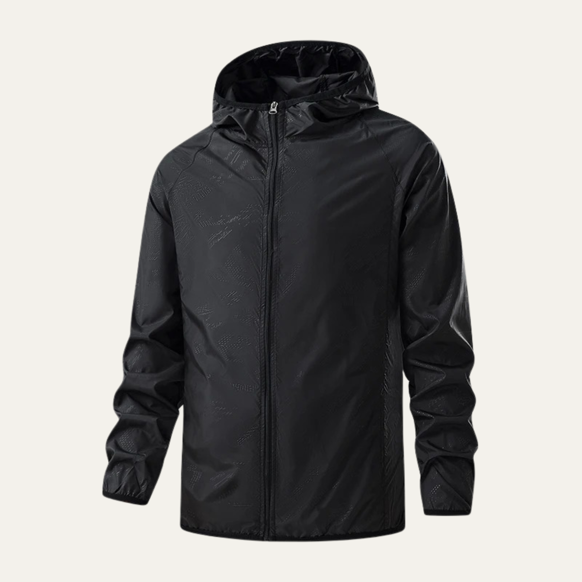Men's Lightweight Hooded Windbreaker Jacket