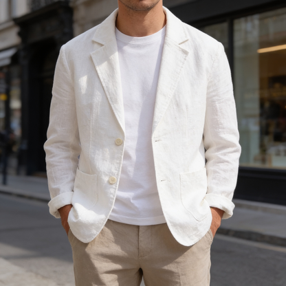 Men's Lightweight Linen Jacket