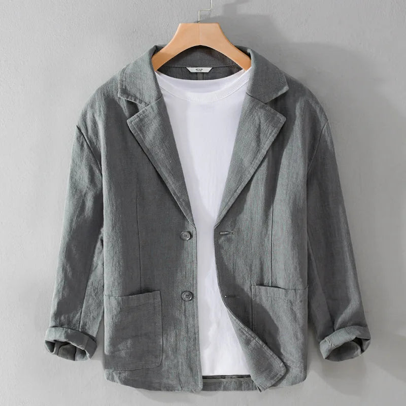 Men's Lightweight Linen Jacket