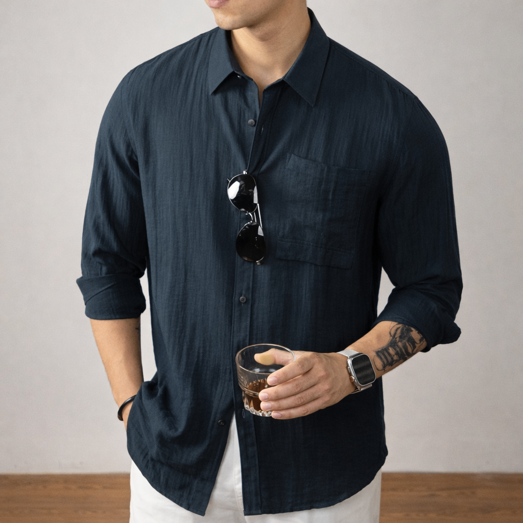 Men's Lightweight Linen Shirt
