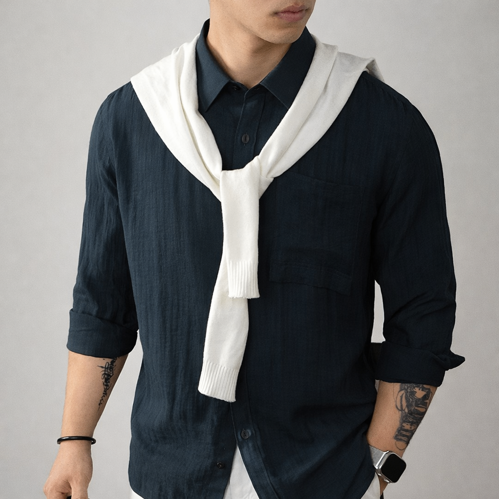 Men's Lightweight Linen Shirt