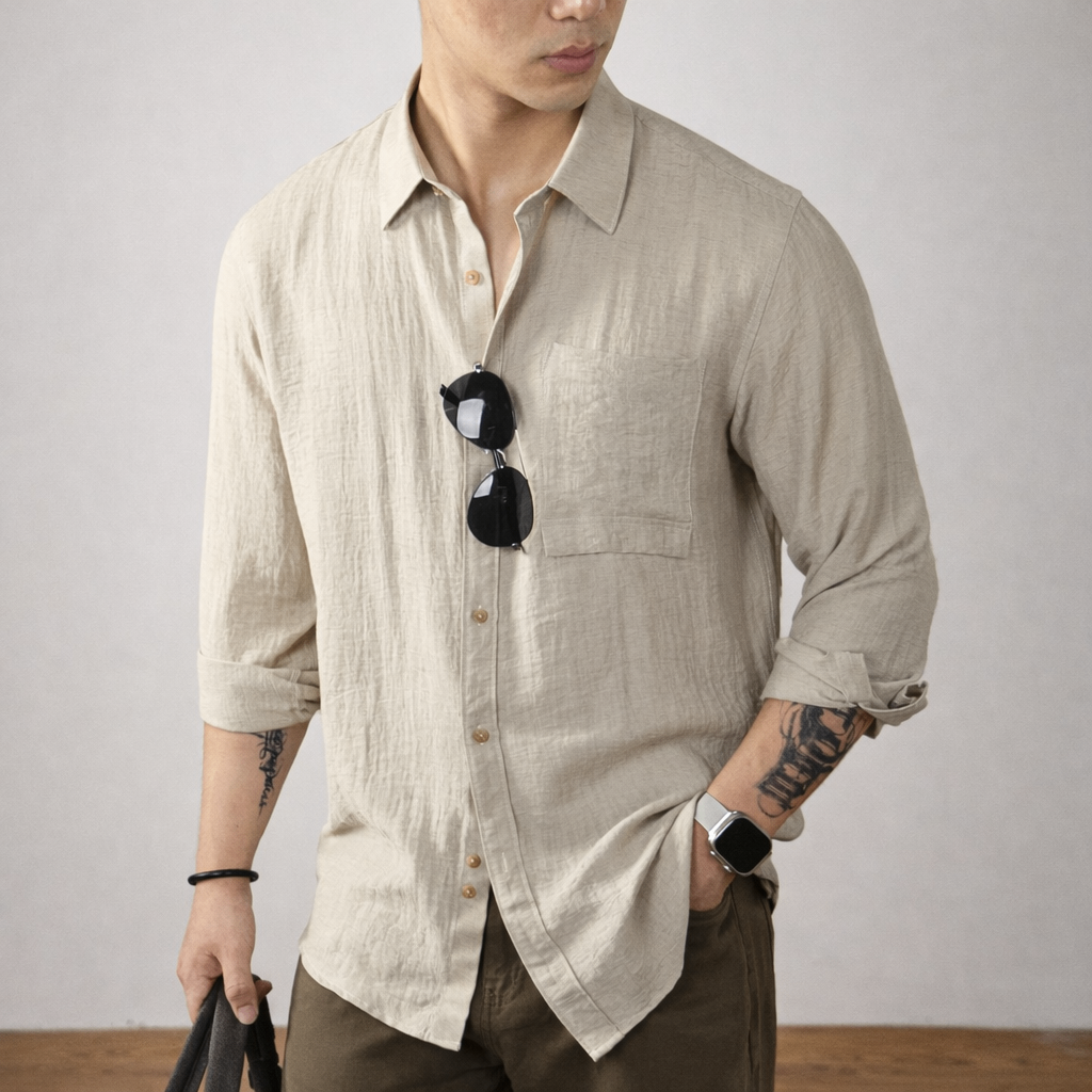 Men's Lightweight Linen Shirt