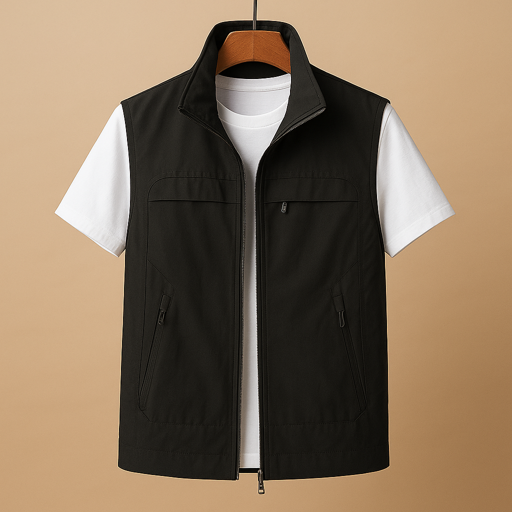 Men's Lightweight Outdoor Bodywarmer with Short Sleeves