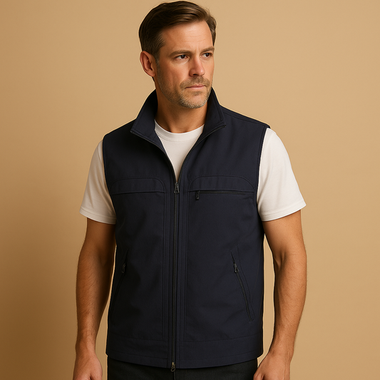 Men's Lightweight Outdoor Bodywarmer with Short Sleeves