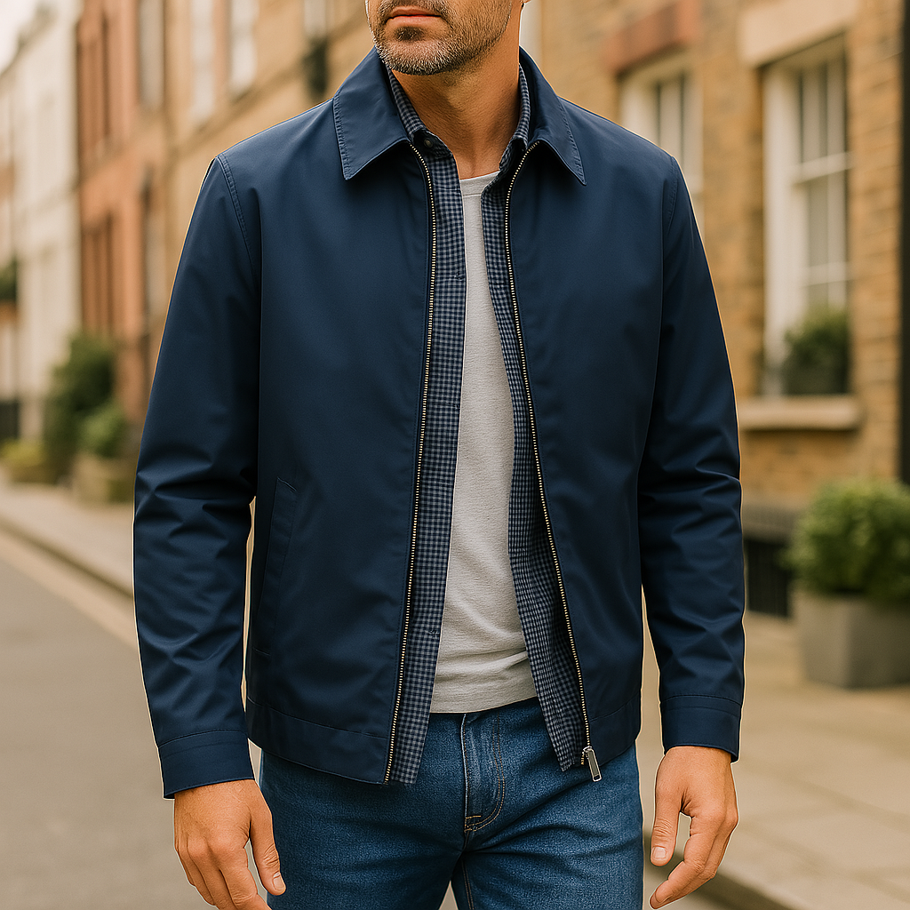 Men's Lightweight Packable Windbreaker Jacket