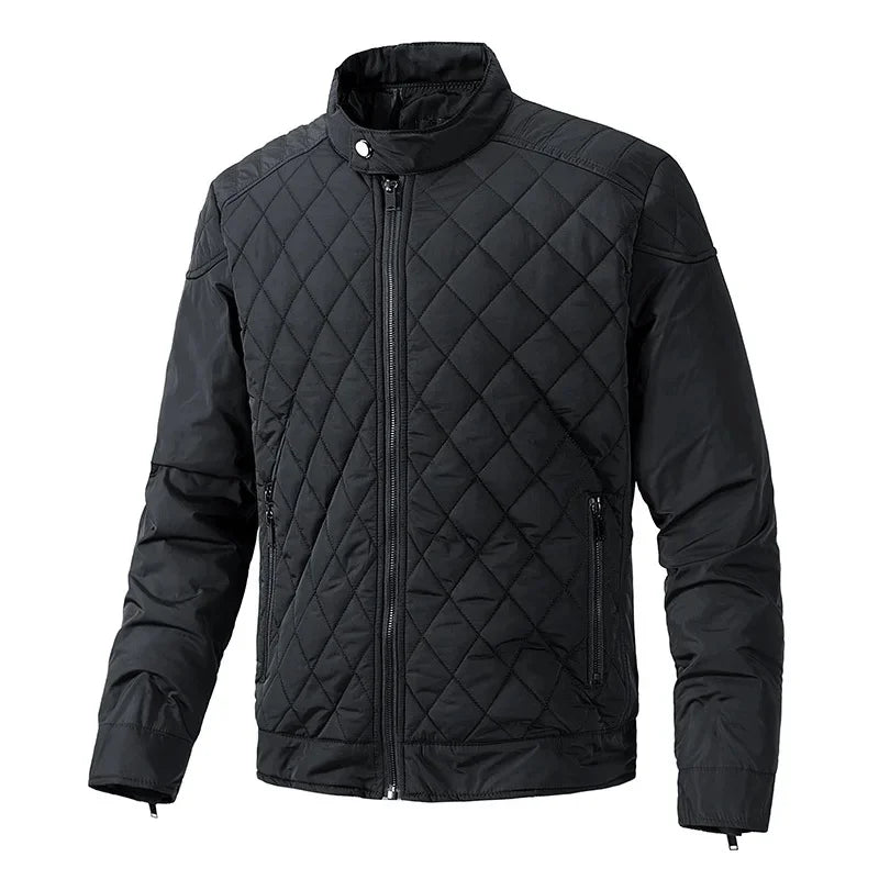 Men's Lightweight Quilted Jacket with Zipper