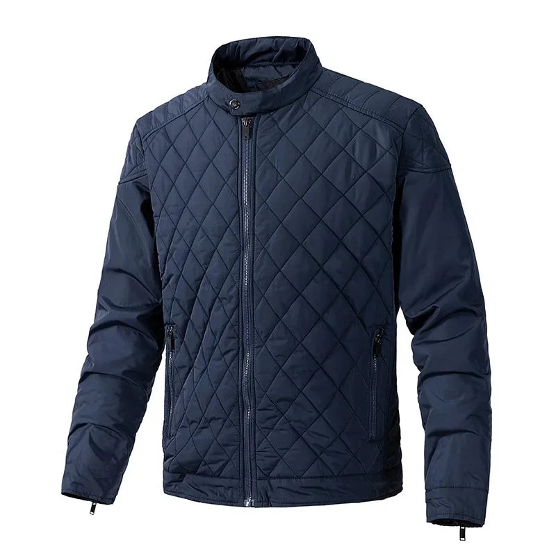Men's Lightweight Quilted Jacket with Zipper