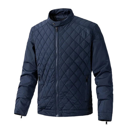 Men's Lightweight Quilted Jacket with Zipper