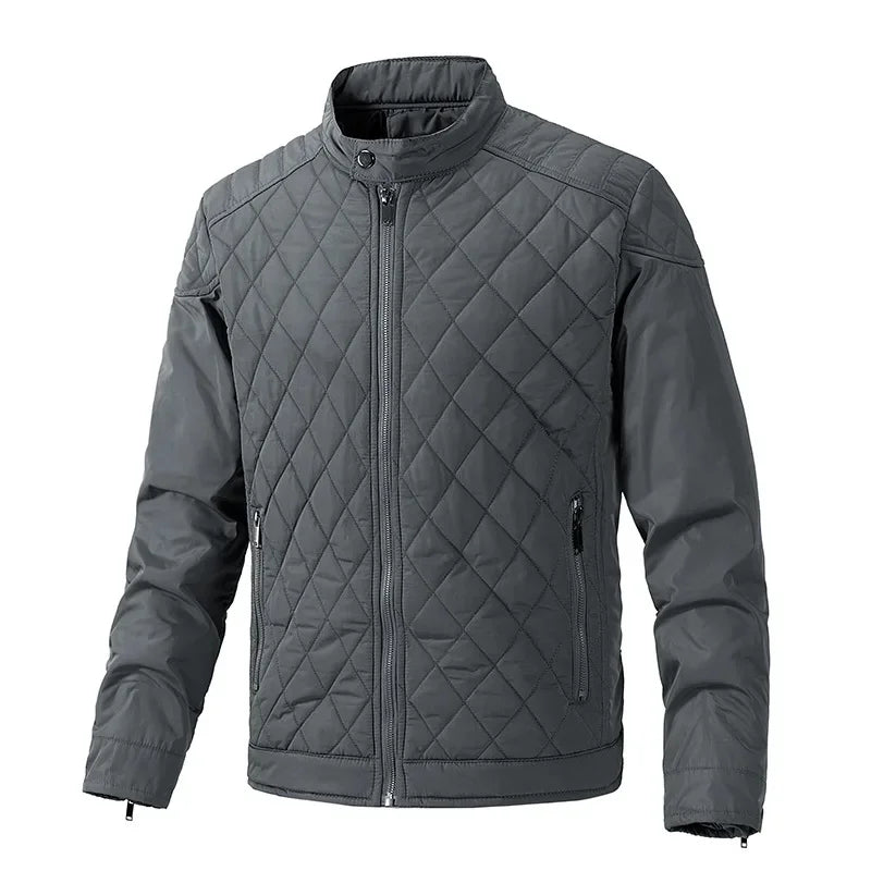 Men's Lightweight Quilted Jacket with Zipper