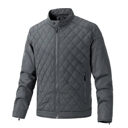 Men's Lightweight Quilted Jacket with Zipper