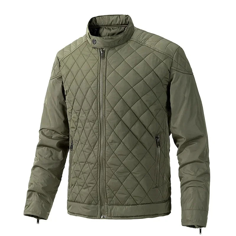 Men's Lightweight Quilted Jacket with Zipper