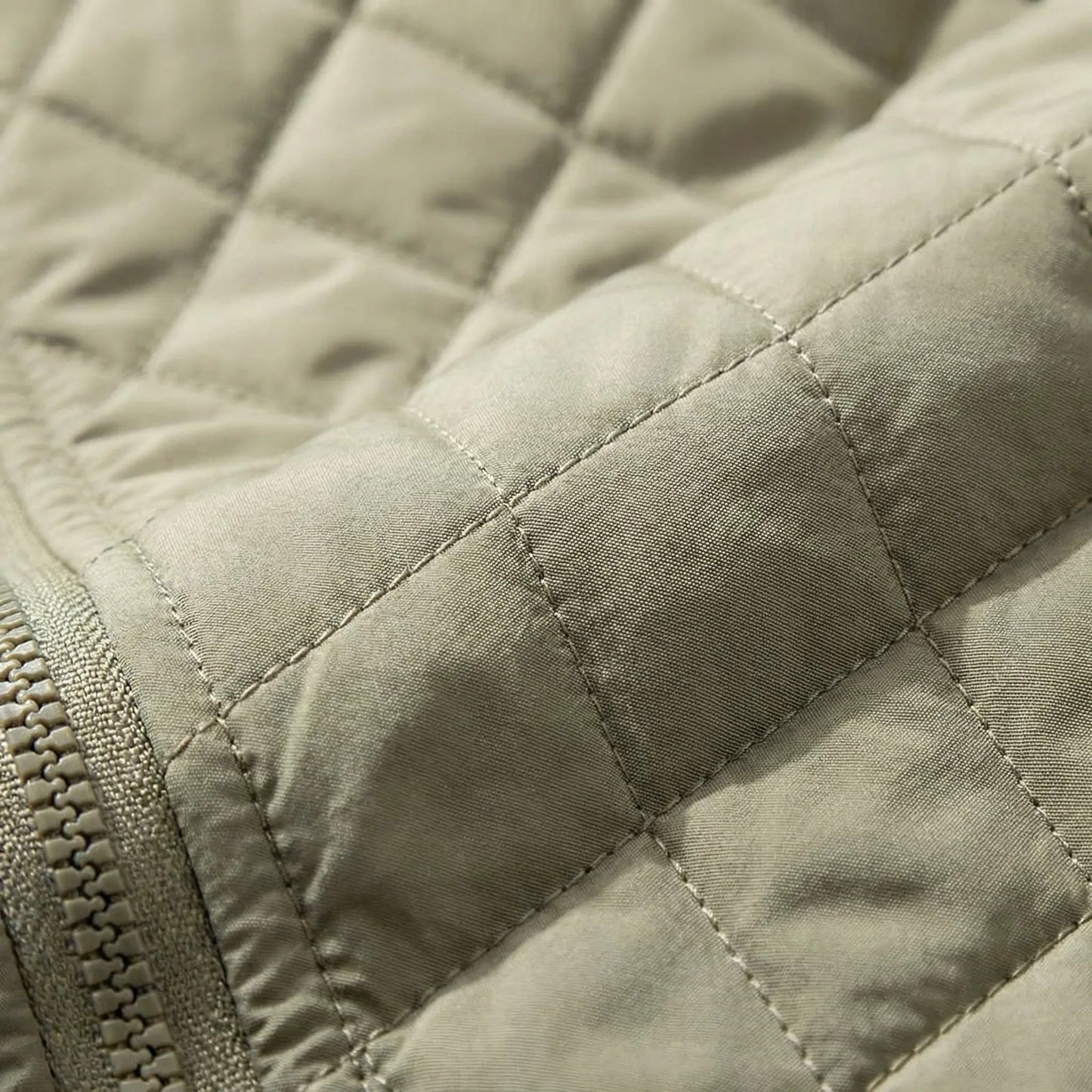 Men's Lightweight Quilted Jacket with Zipper