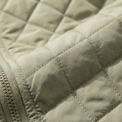 Men's Lightweight Quilted Jacket with Zipper