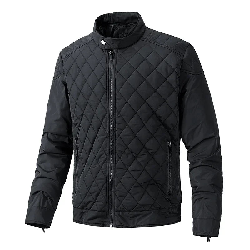 Men's Lightweight Quilted Jacket with Zipper