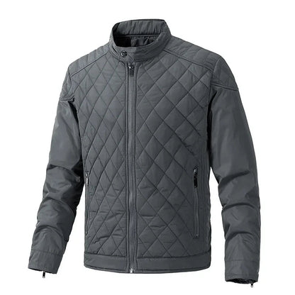 Men's Lightweight Quilted Jacket with Zipper