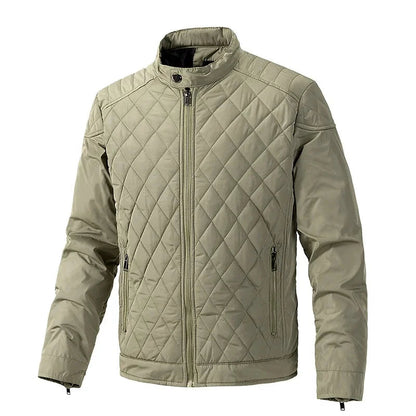 Men's Lightweight Quilted Jacket with Zipper