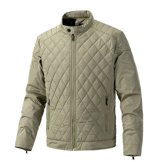 Men's Lightweight Quilted Jacket with Zipper